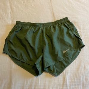Army Green Nike Dri-Fit Shorts
